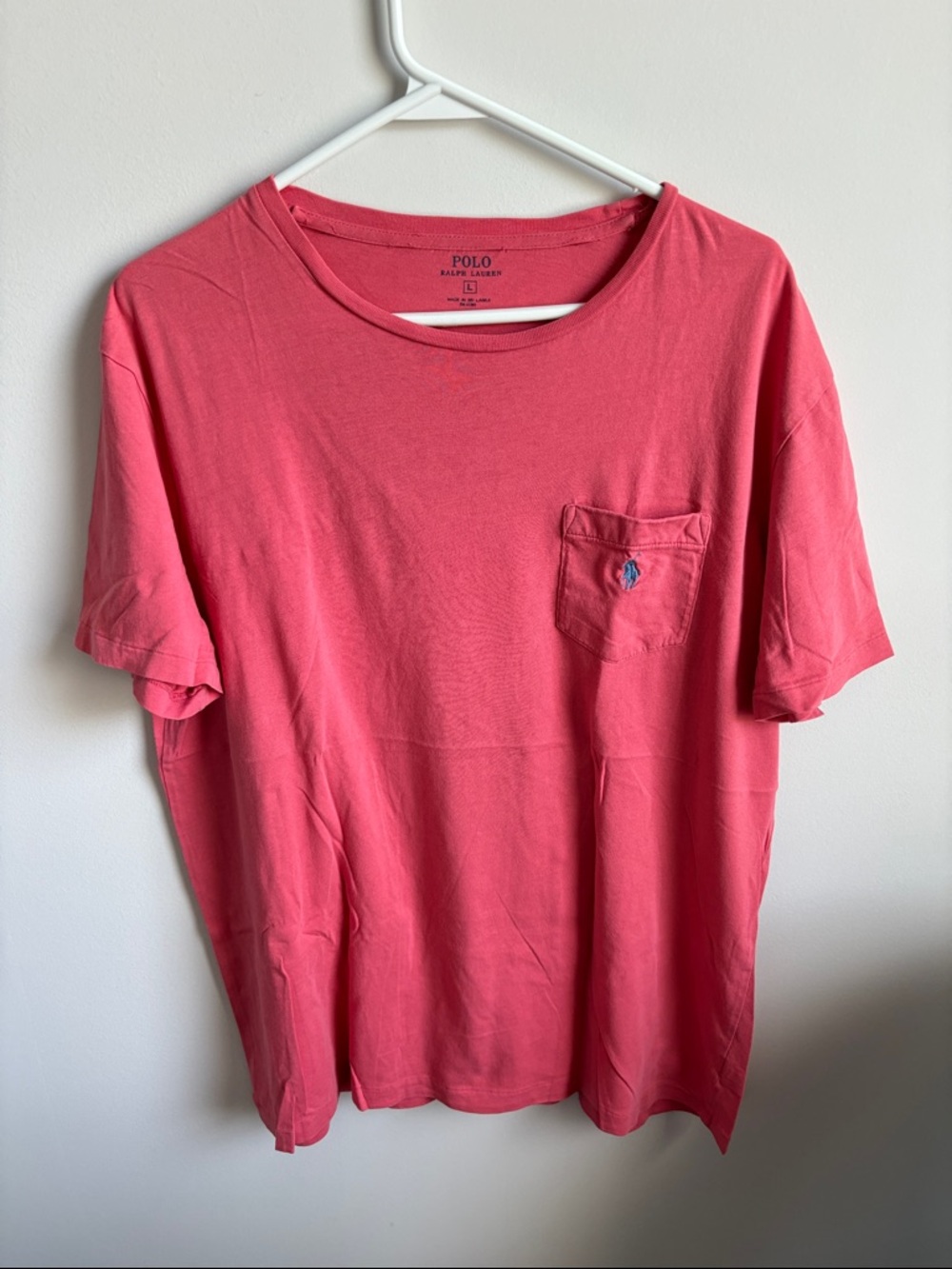 Polo by Ralph Lauren Coral Pocket Tee